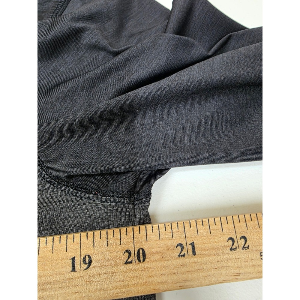 Old Navy Active Mens Go-Dry Quarter Zip Pullover Grey Size M Long Sleeve - Picture 5 of 7